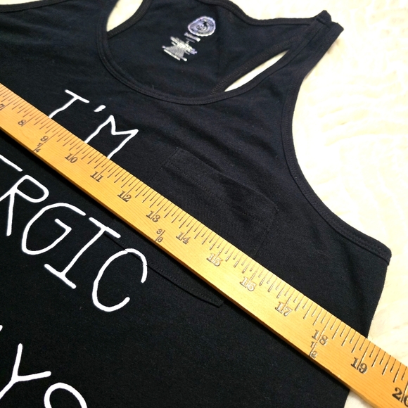 SO Racerback Tank Top. Black. Size L - Picture 3 of 5
